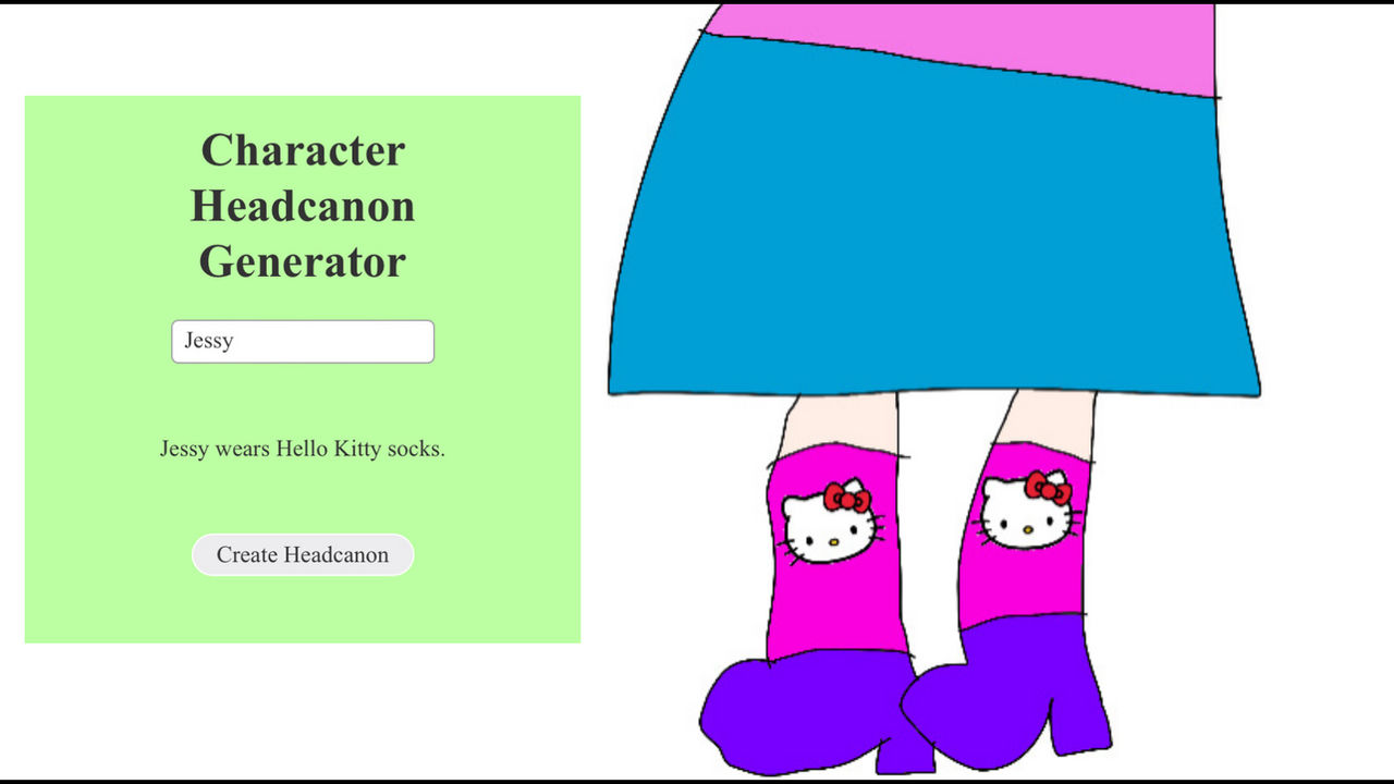 Exploring the Character Headcanon Generator: A Tool for Limitless Creative Inspiration